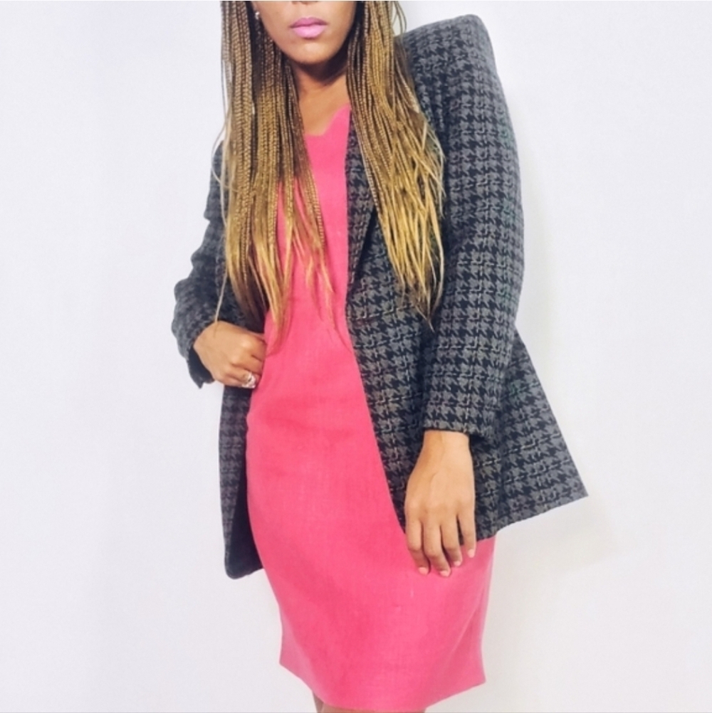 Hot Pink Linen Dress